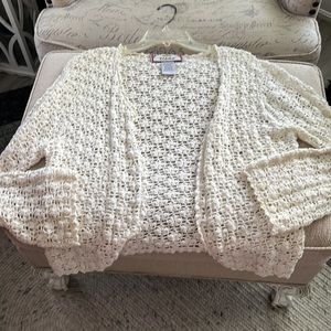 Crochet Lace Shrug